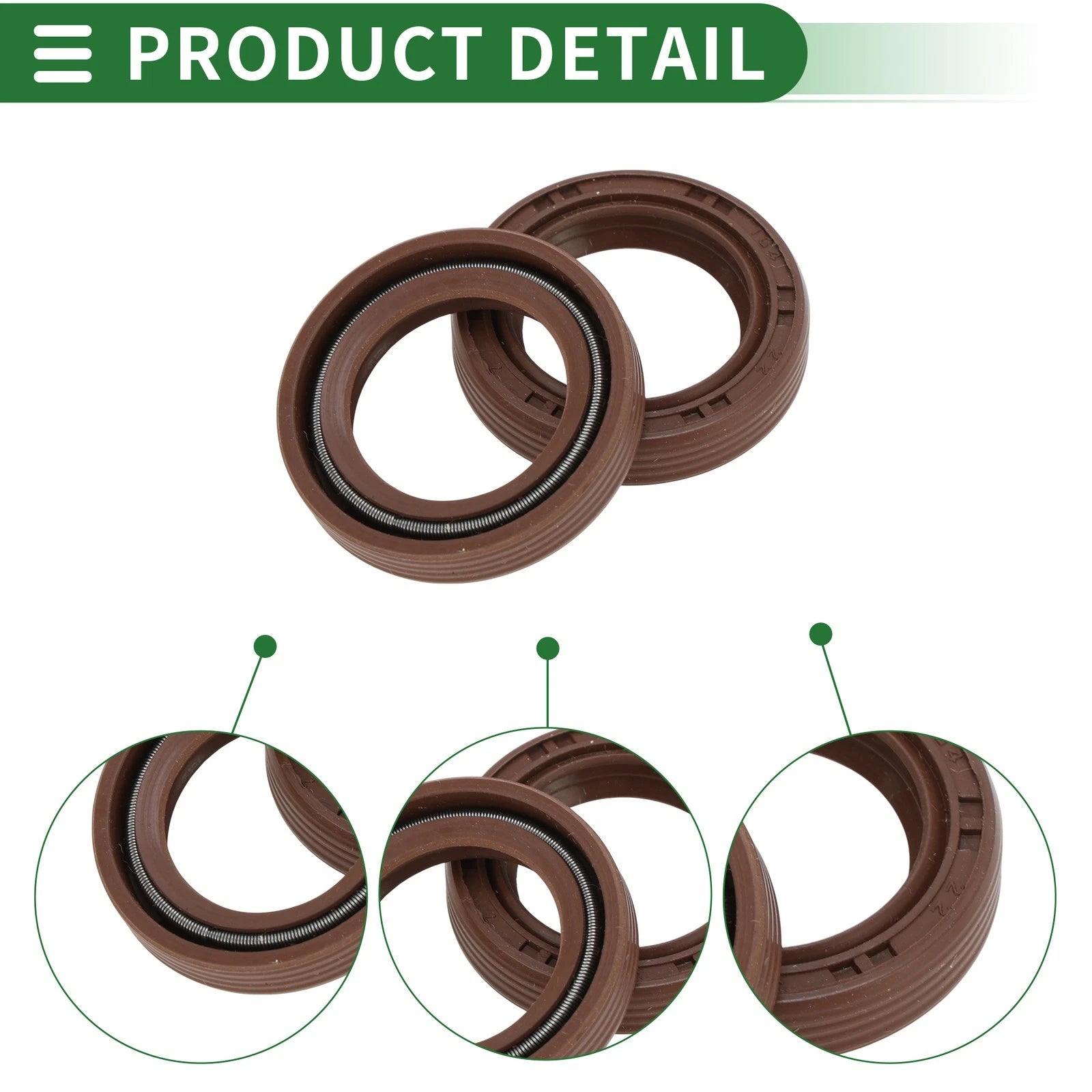 Oil Seal FKM Rubber 22x32x7mm for Various Models (5 Pcs)