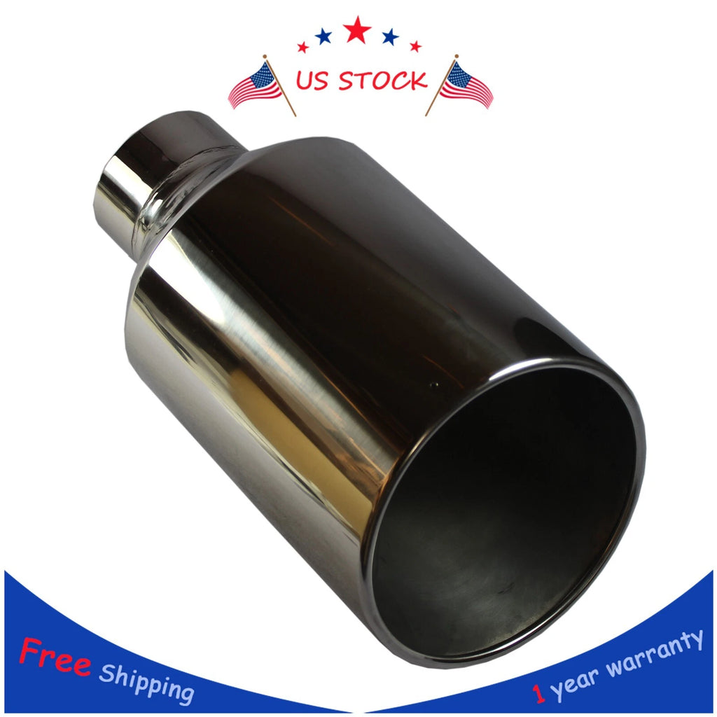 4" Inlet 8" Outlet Stainless Steel Exhaust Tip for Diesel Trucks 
