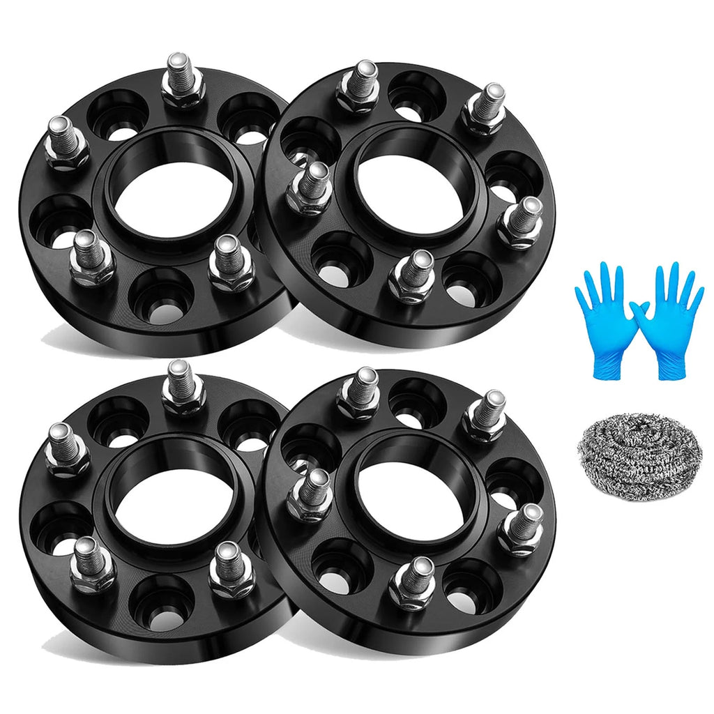 4Pc 1" Hubcentric 5x108 Wheel Spacers M12x1.5 for Ford Volvo Jaguar Mercury (2000–2005)