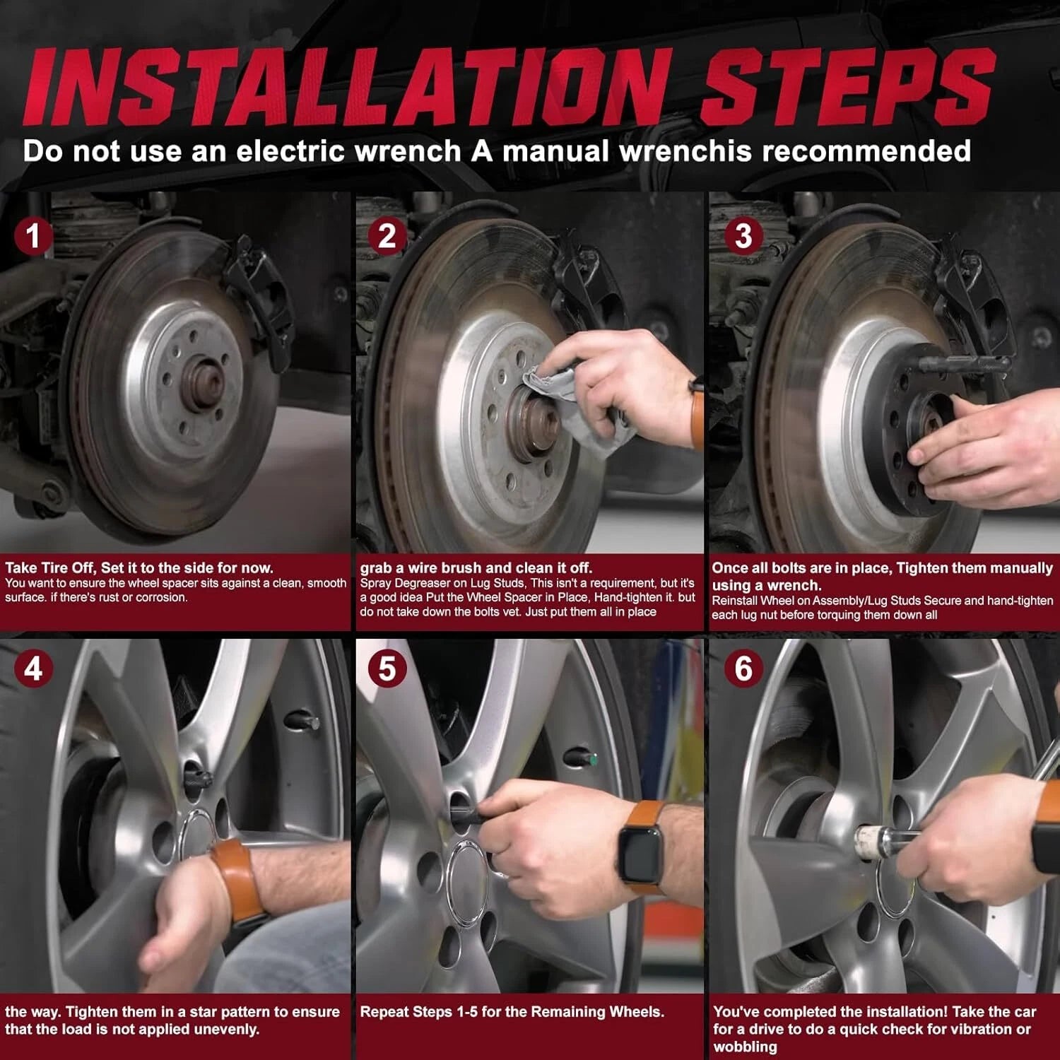 Set of 4 Wheel Spacers 1" for Nissan Infiniti Q70L