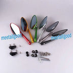 Leaf Style Motorcycle Rear View Mirrors for KAWASAKI ER-6F & Z1000SX (11-15)