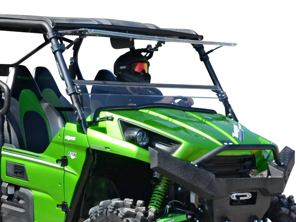 Scratch Resistant Flip Windshield for Kawasaki Teryx 750/800 (2012–2015)