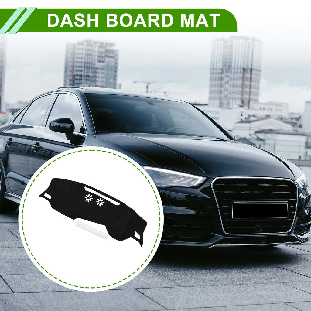 Dashboard Cover Mat for Audi Q3 (2019–2022) Sun Protector Pad Black