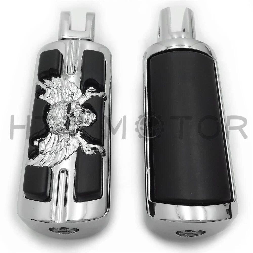 Pirate Skull Footpegs for Harley FXBB FXBR FXBRS FXLR (2018–2023)