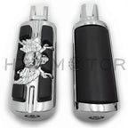 Pirate Skull Footpegs for Harley FXBB FXBR FXBRS FXLR (2018–2023)