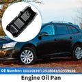 1 Pc Engine Oil Pan for Chevrolet C1500 (1991–1999) No.10110839 Steel Black