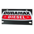 3D Premium Licensed Emblem Logo Black License Plate for Chevy Duramax (2017–2024)