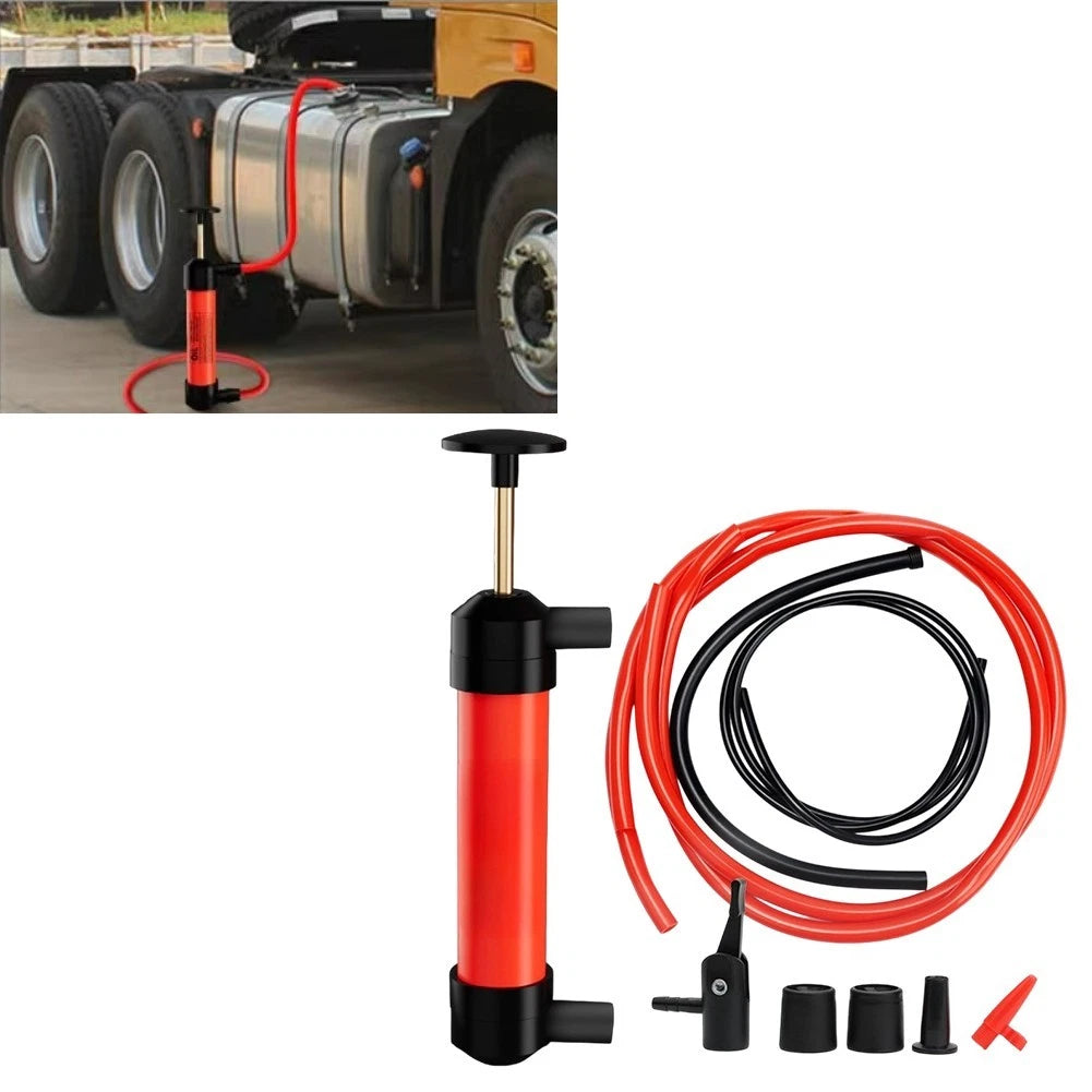 Tank Siphon Antifreeze Hand Pump with Trim-to-fit Hose Accessories
