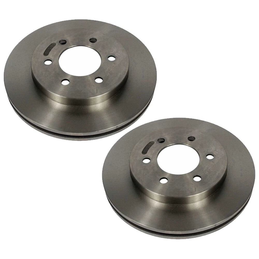 Set of 2 Motorcraft 330mm Front Disc Brake Rotors for Ford Lincoln