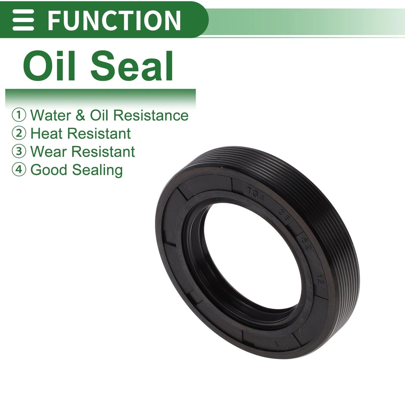 Set of 5 Oil Seals NBR Rubber 38x62x12mm for Various Models 