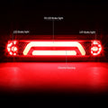 LED Third Brake Light Spoiler for Mustang LX (1987–1993) - Chrome
