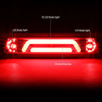 LED Third Brake Light Spoiler for Mustang LX (1987–1993) - Chrome