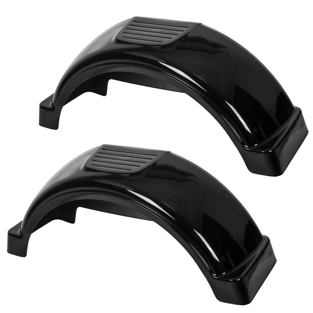 Set of 2 Single Axle Trailer Fenders for 13" Wheels (Fits Various Models)