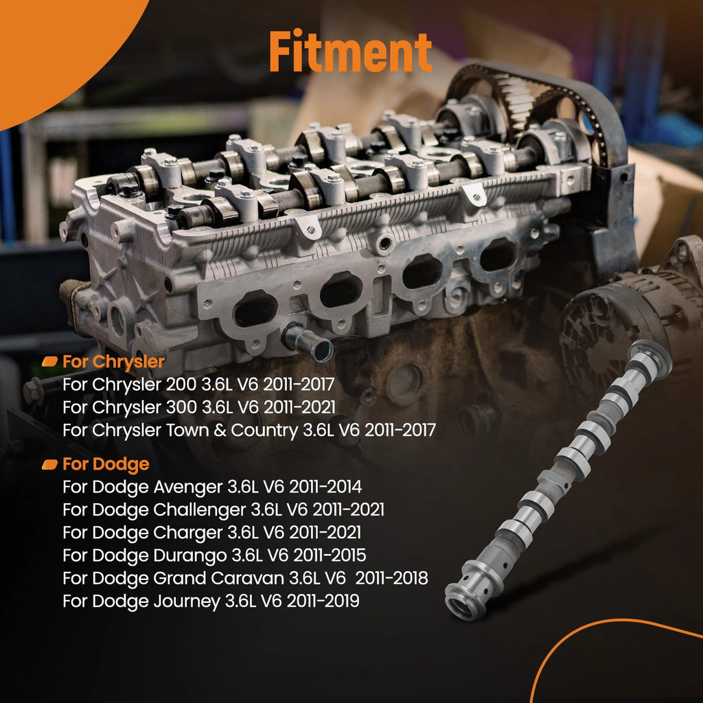 Exhaust Camshaft Left Side for Dodge Caravan, RAM 1500 3.6L V6 (2013–2018)