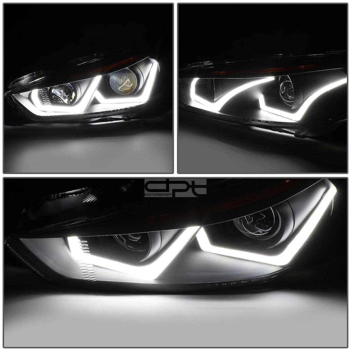 LED Dual Halo Projector Headlight for Ford Focus (2015–2018)