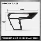 Right Side Fog Light Bezel Trim for Ford Explorer (2018–2019)