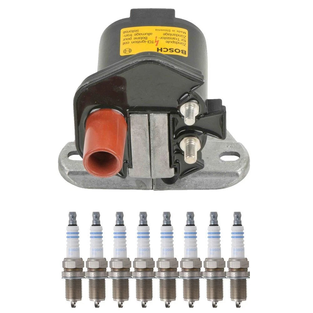Ignition Coil & 8 Spark Plugs Kit for Mercedes R129 (1990–2002)