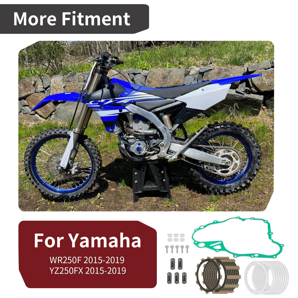 Clutch Friction & Steel Plates Kit for Yamaha WR250F (2015–2019)
