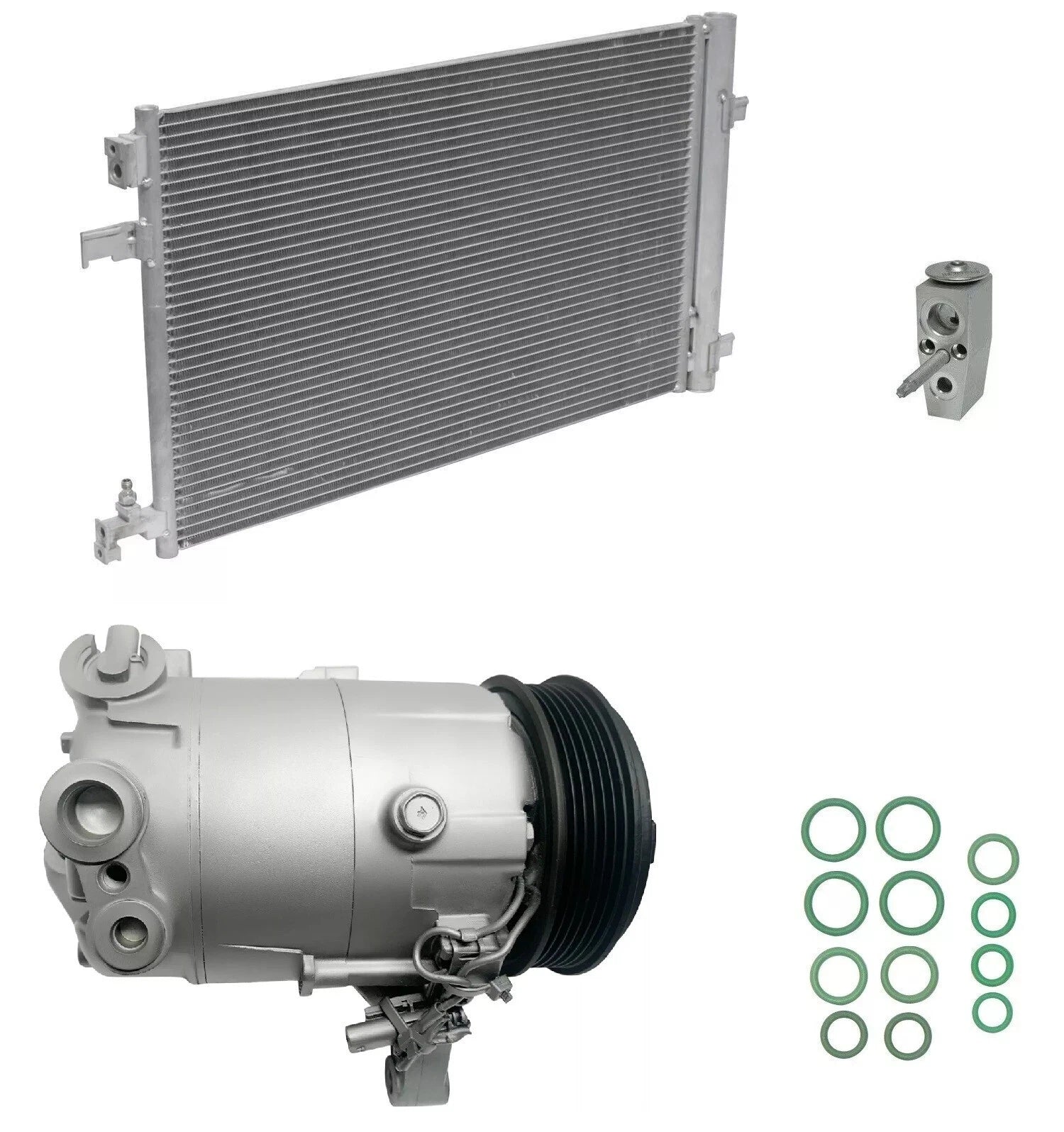 AC Compressor Kit with Condenser for Cadillac XTS 3.6L (2018–2018)