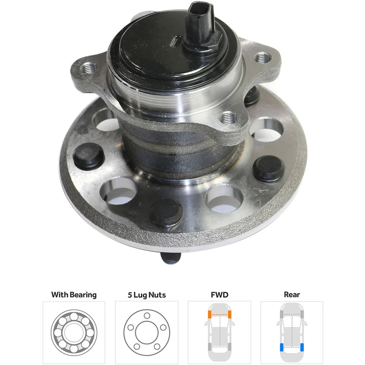 Set of 4 Wheel Hubs for Toyota Avalon