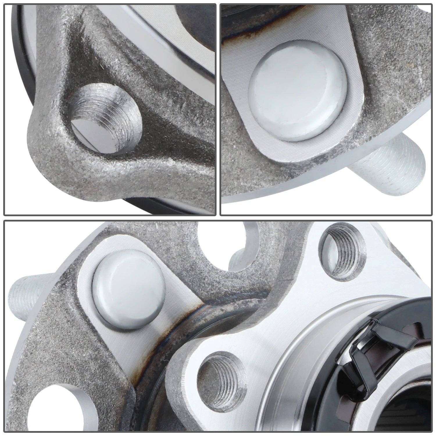 Set of 2 Wheel Bearings & Hubs for Dodge Caliber Jeep Patriot Compass (2007–2017)