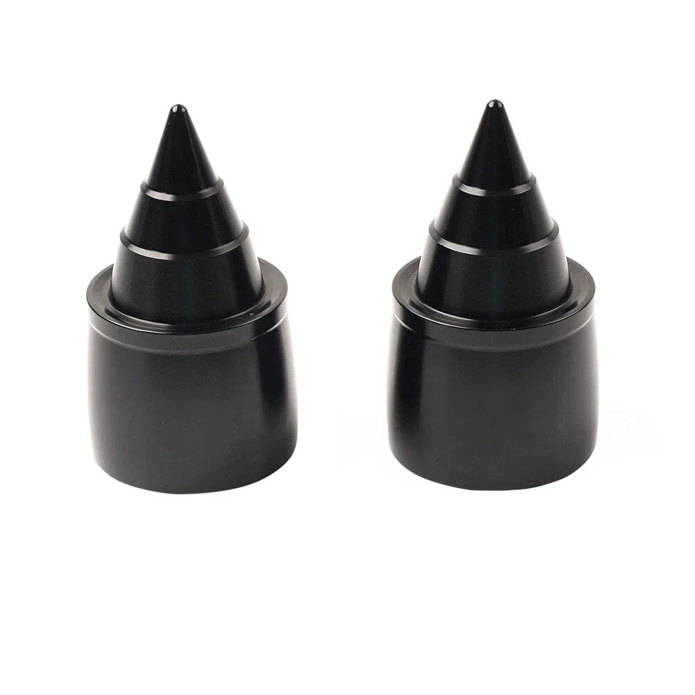 Front Axle Cap Nut Covers for Harley Touring Road Glide Dyna FXD Street Bob