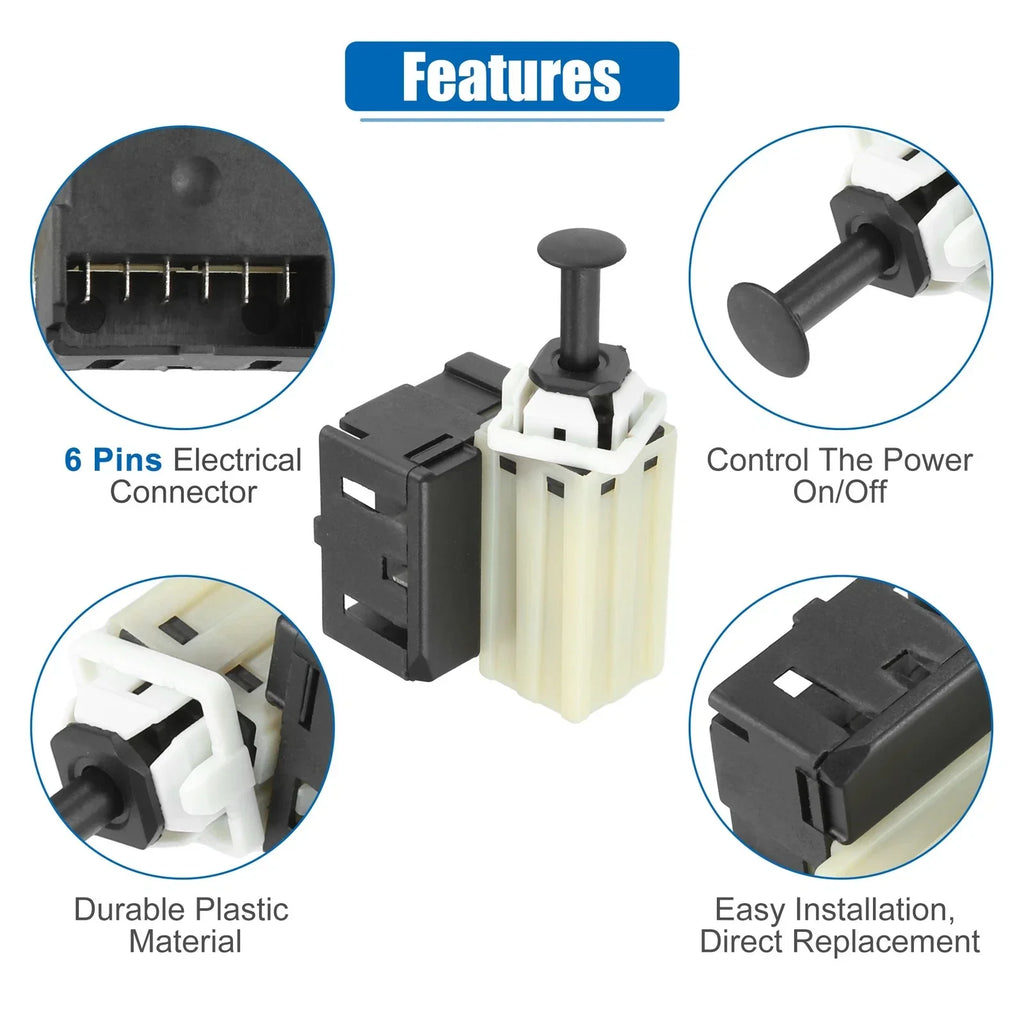 Stop Lamp Switch for Dodge Avenger 2013-2014 (2 x Stoplight Switches)
