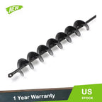 32" x 2" Garden Auger Drill Bit for Planting Bulbs & Bedding Plants