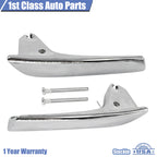 Set of 2 Inner Door Handles for Chevrolet Silverado  Chrome