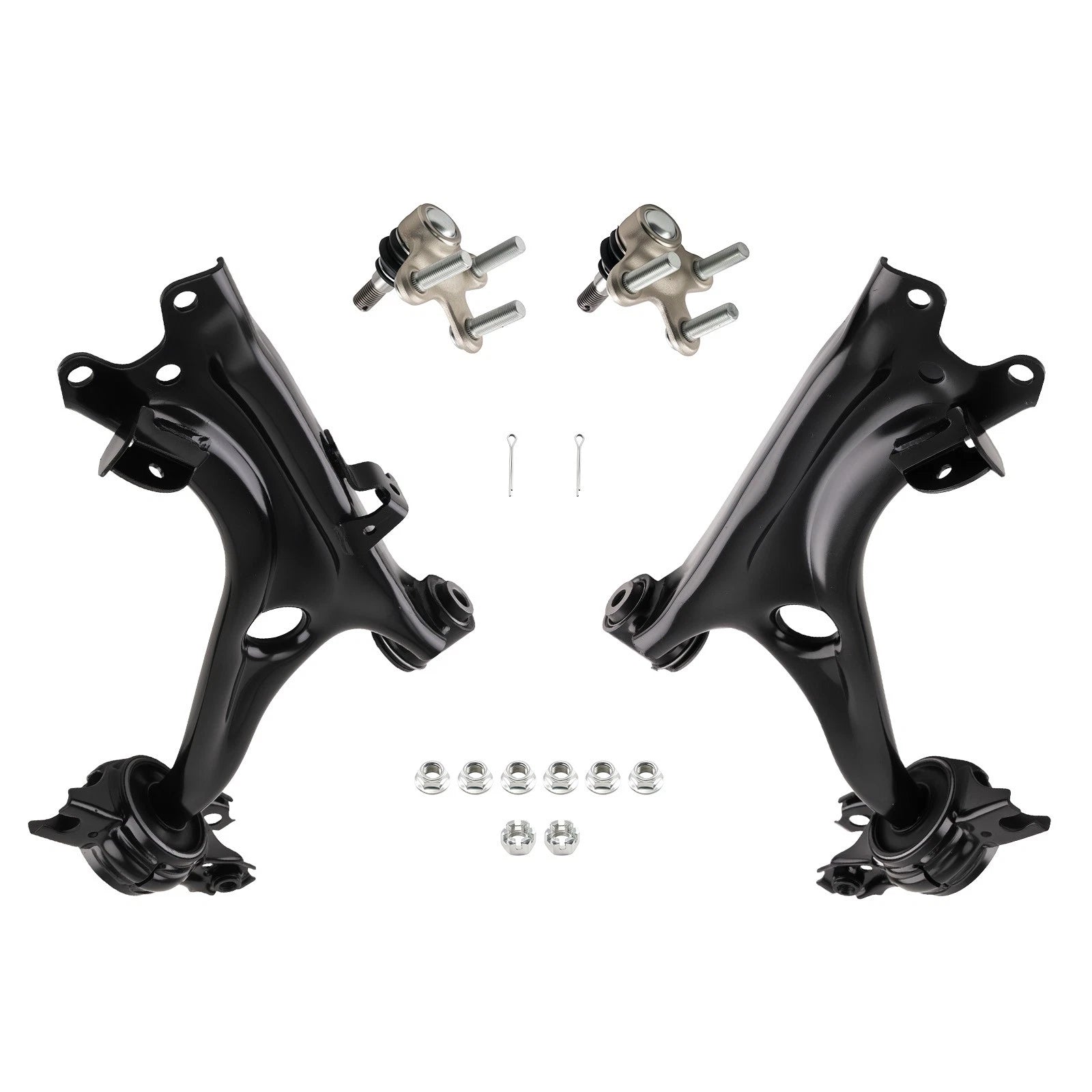 2X Front Suspension Lower Control Arms w/ Ball Joint for Honda Civic (2016–2021)