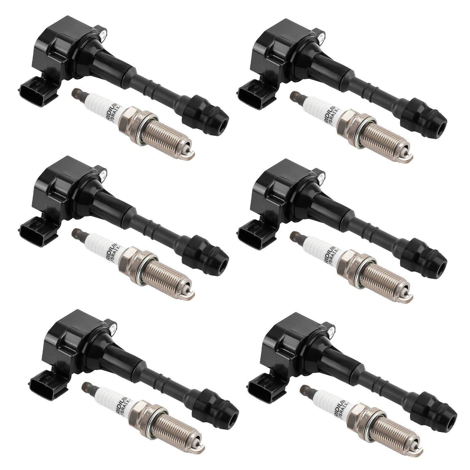 6X Ignition Coil & Spark Plug Pack for Infiniti FX35 G35 M35 Nissan 350Z UF401