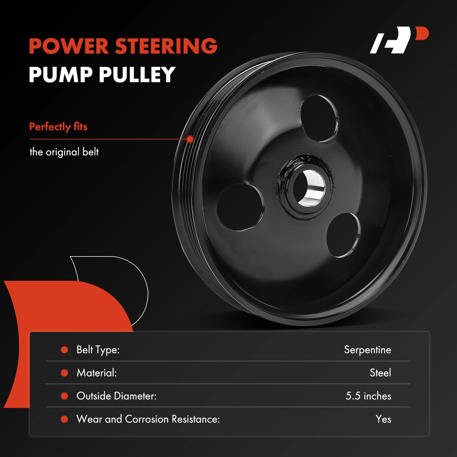 Power Steering Pump Pulley for Chevrolet Cavalier (1992-2002)