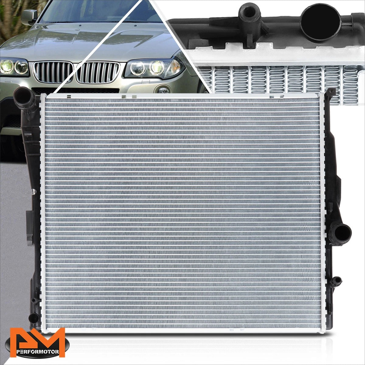 OE Style Aluminum Core Radiator for BMW X3 3.0L (2007–2010) DPI-13277
