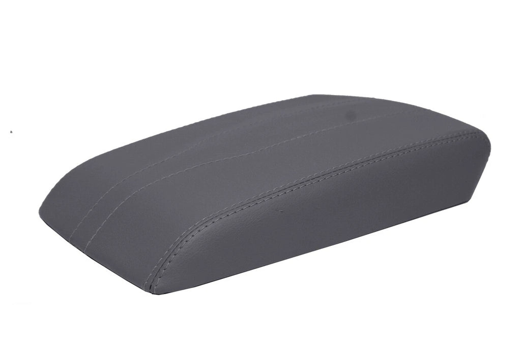 Console Lid Armrest Cover for Chevrolet Traverse (2018–2020) Gray PVC Leather