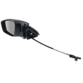 Manual Mirror for Volkswagen Jetta Sedan (2011–2018) Driver Side Textured