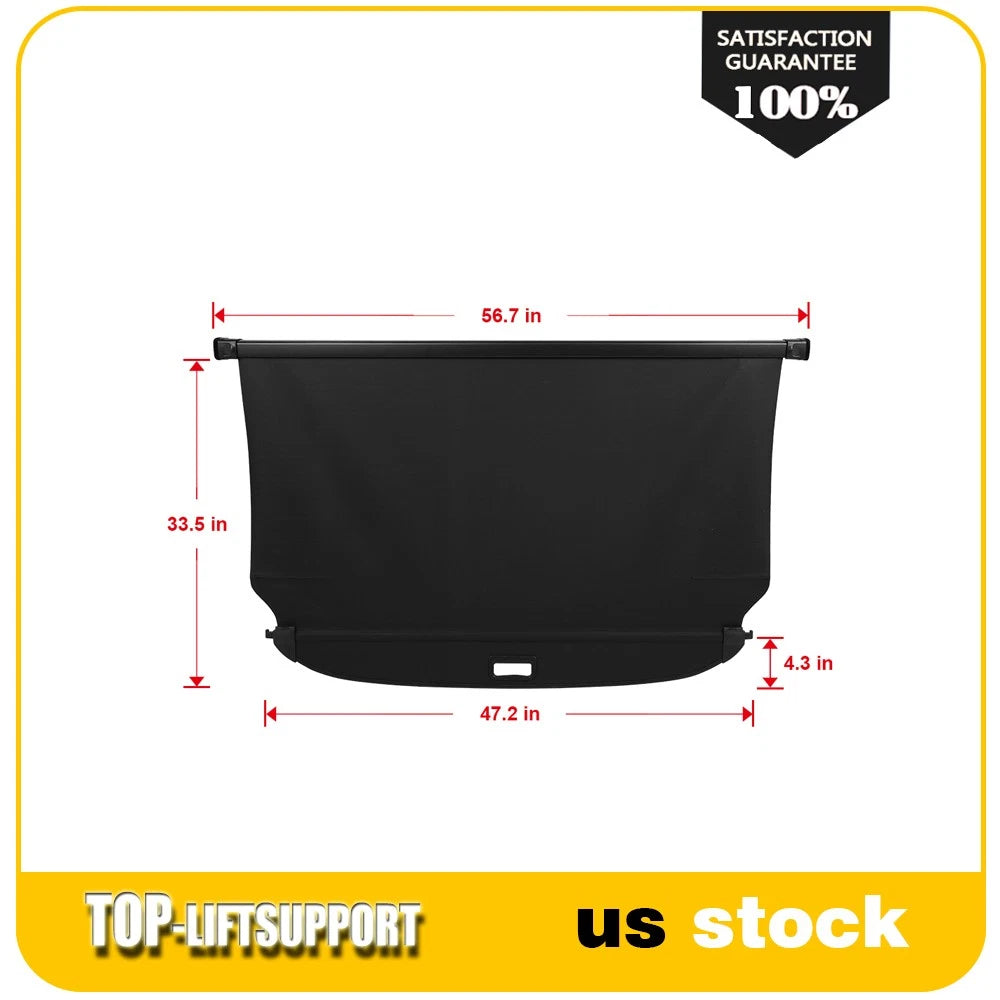 Retractable Rear Cargo Security Trunk Cover for Hyundai Santa Fe