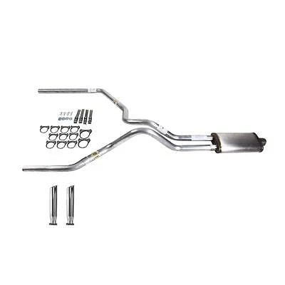 Dual Exhaust 2.5" MA Pipe Stainless Muffler RC Tip for Ram (1994–2001)