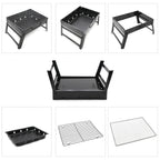 Foldable Compact Charcoal BBQ Grill for Camping (US)