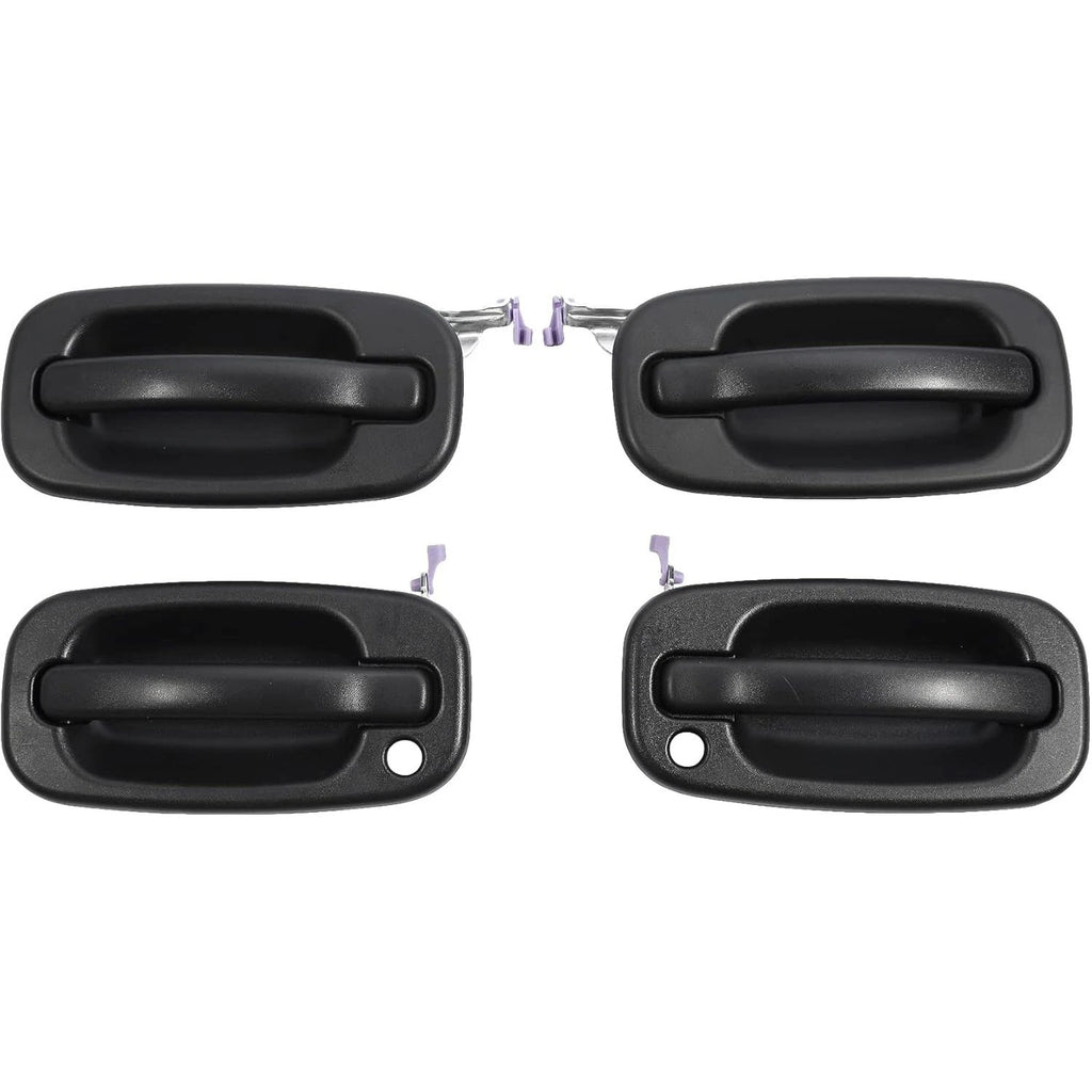 Set of 4 Exterior Door Handles for Chevy Silverado GMC Yukon (1999–2007) 15721571
