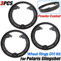LED Wheel Rings DIY Kit for Polaris Slingshot (2015–2023) - Raw Aluminum