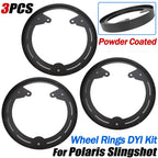 LED Wheel Rings DIY Kit for Polaris Slingshot (2015–2023) - Raw Aluminum
