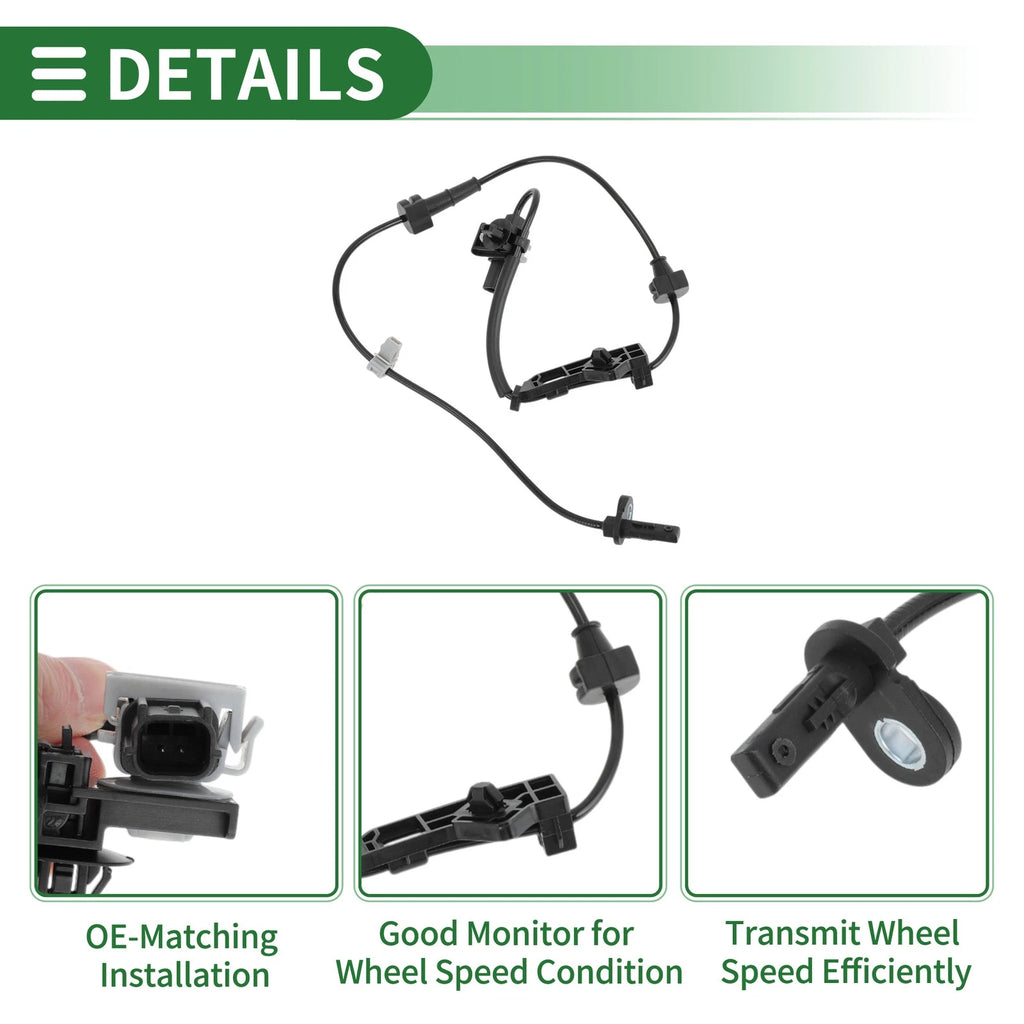 ABS Wheel Speed Sensor No. 57450TVAA03 for Honda Accord (2018–2021)