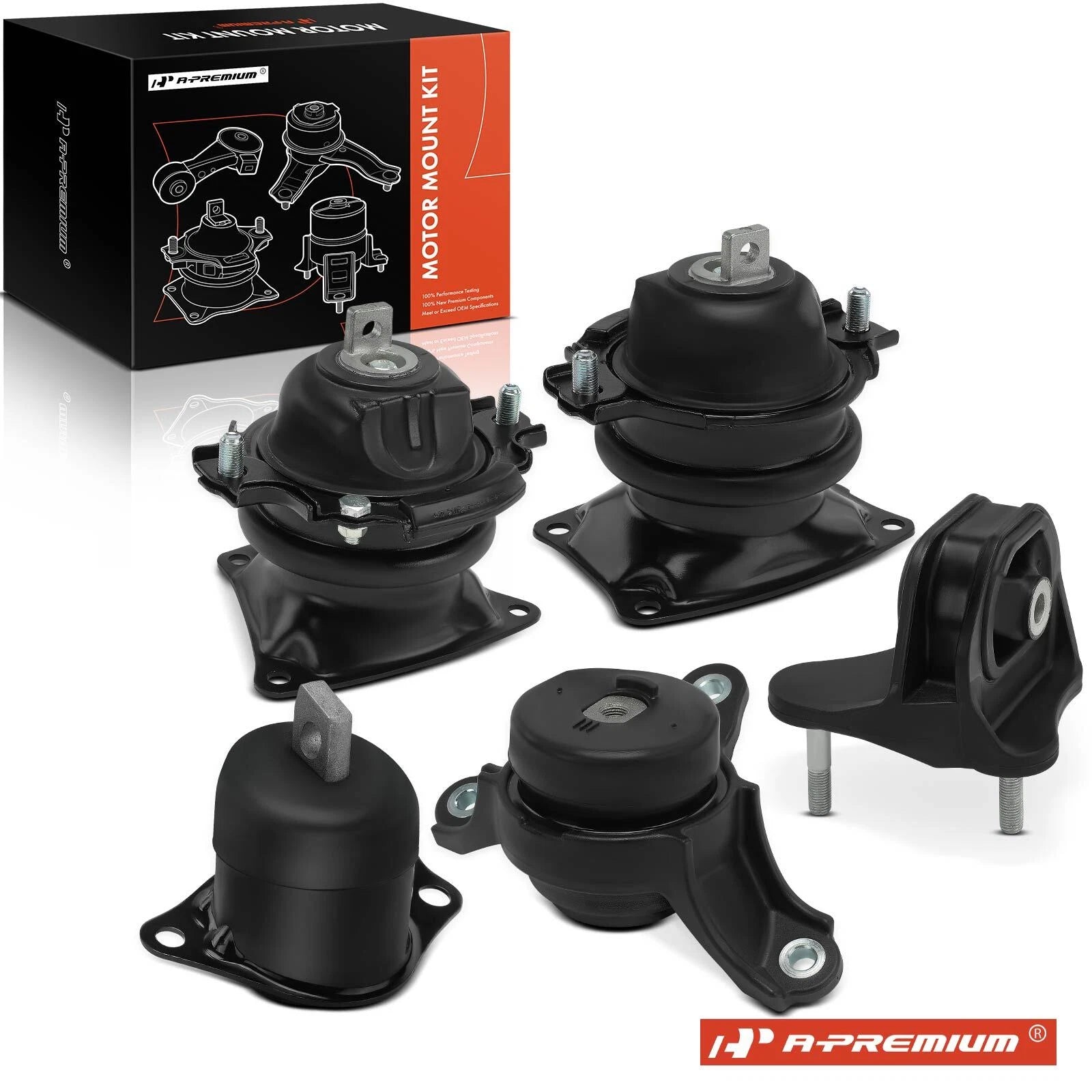 5X Transmission Mount & Engine Motor for Honda Accord (2013–2017) V6 3.5L