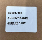 8M8047100 Red Cowling Accent Panel for Mercury Marine 400R (Incomplete)