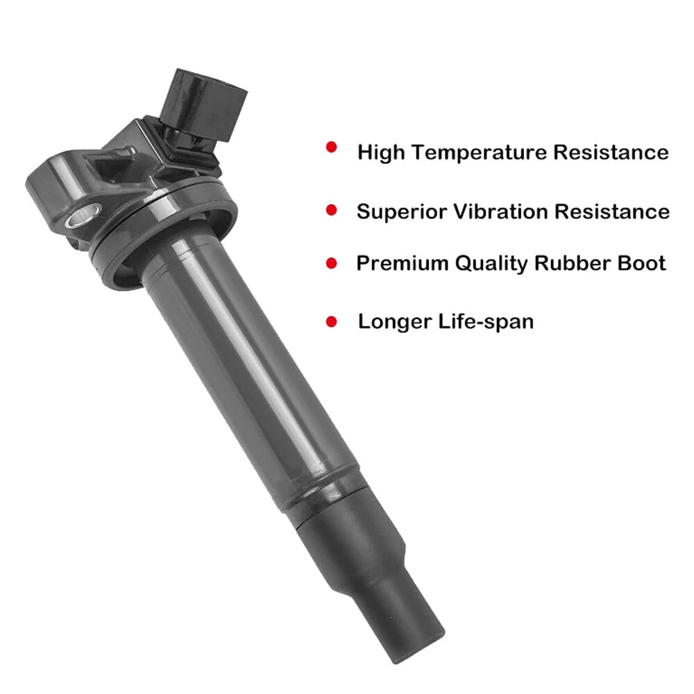 8 Ignition Coils + Iridium Spark Plugs for Toyota Tundra Sequoia 4Runner (2000–2006)