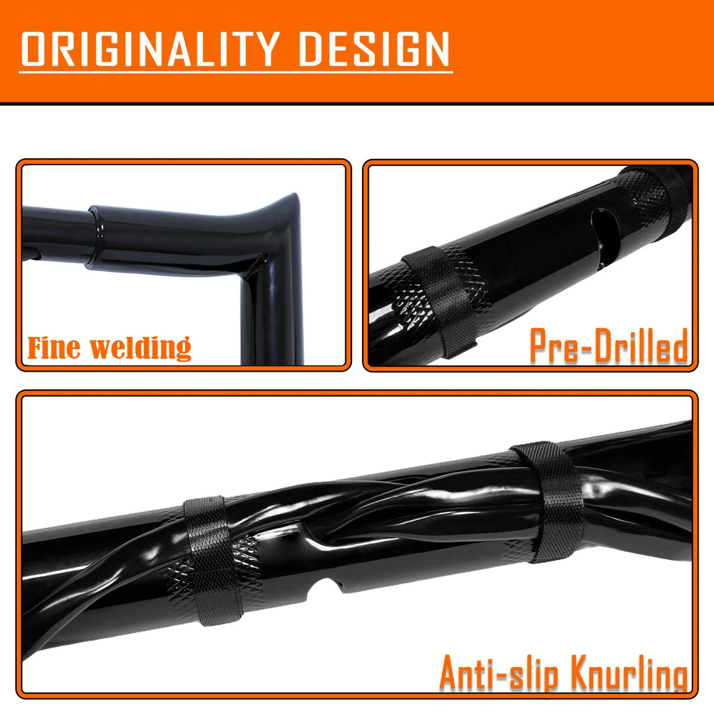 14" Prewired Handlebar 1.25" for Harley Road Glide (2008–2013)