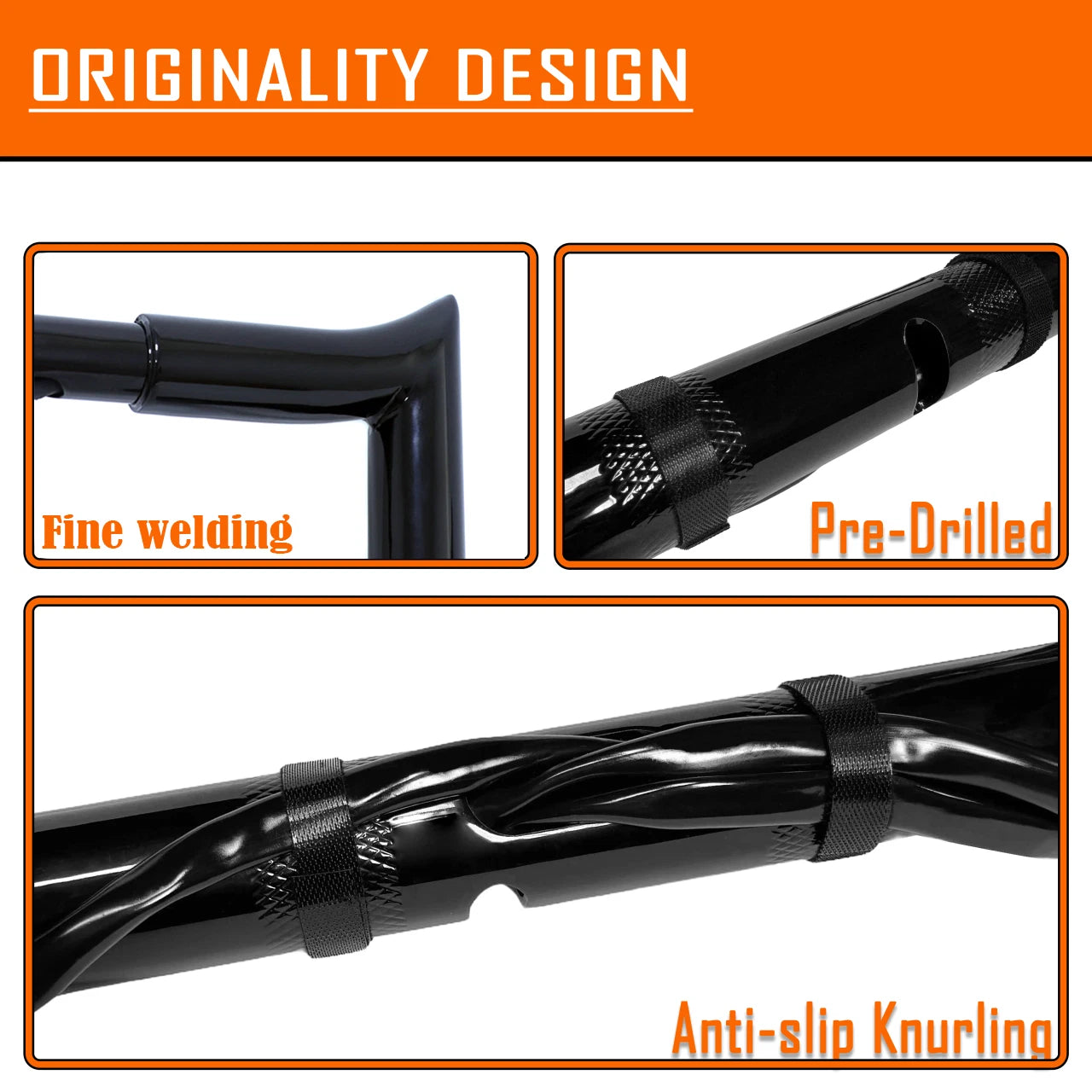 14" Prewired Handlebar 1.25" for Harley Road Glide (2008–2013)
