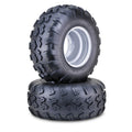 Set of 2 WANDA ATV Tires & Wheels 22X10-10 4x156mm PCD 3+5 Silver 10238