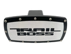 Hitch Cover Black Brushed Trail Boss for Chevy 2 Inch Receiver (2019–2025)