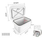 Space Saving Storage Solution for Yacht Interiors and Fishing Boats (Black ABS)